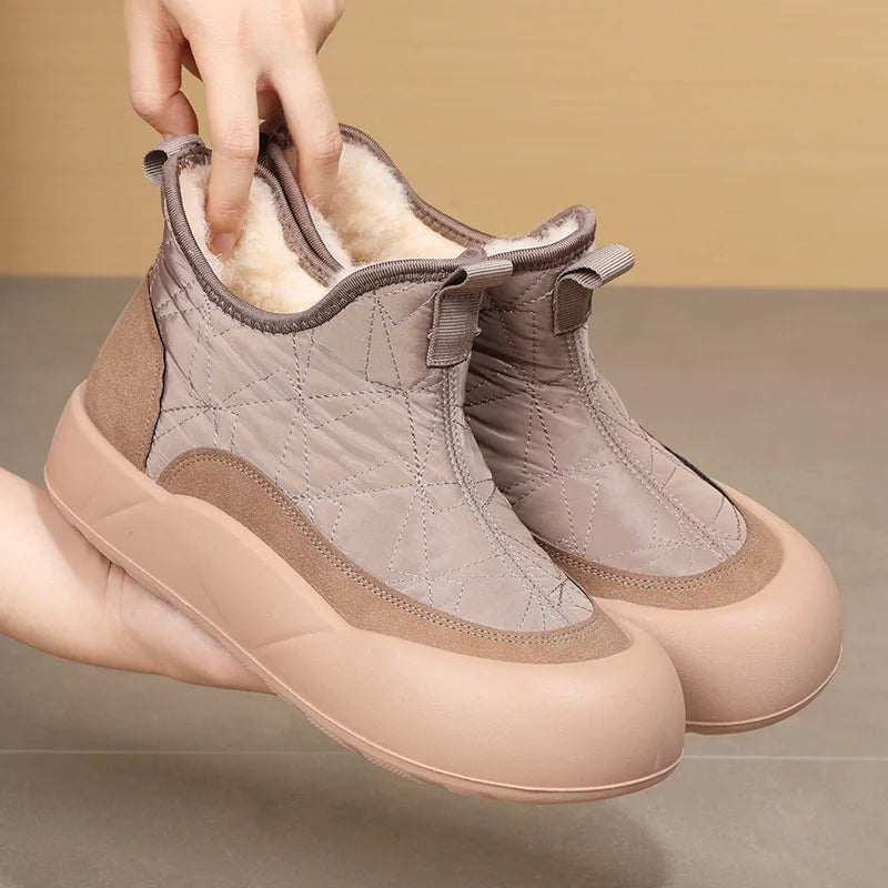 Belinda - Botas de inverno com forro de felpa