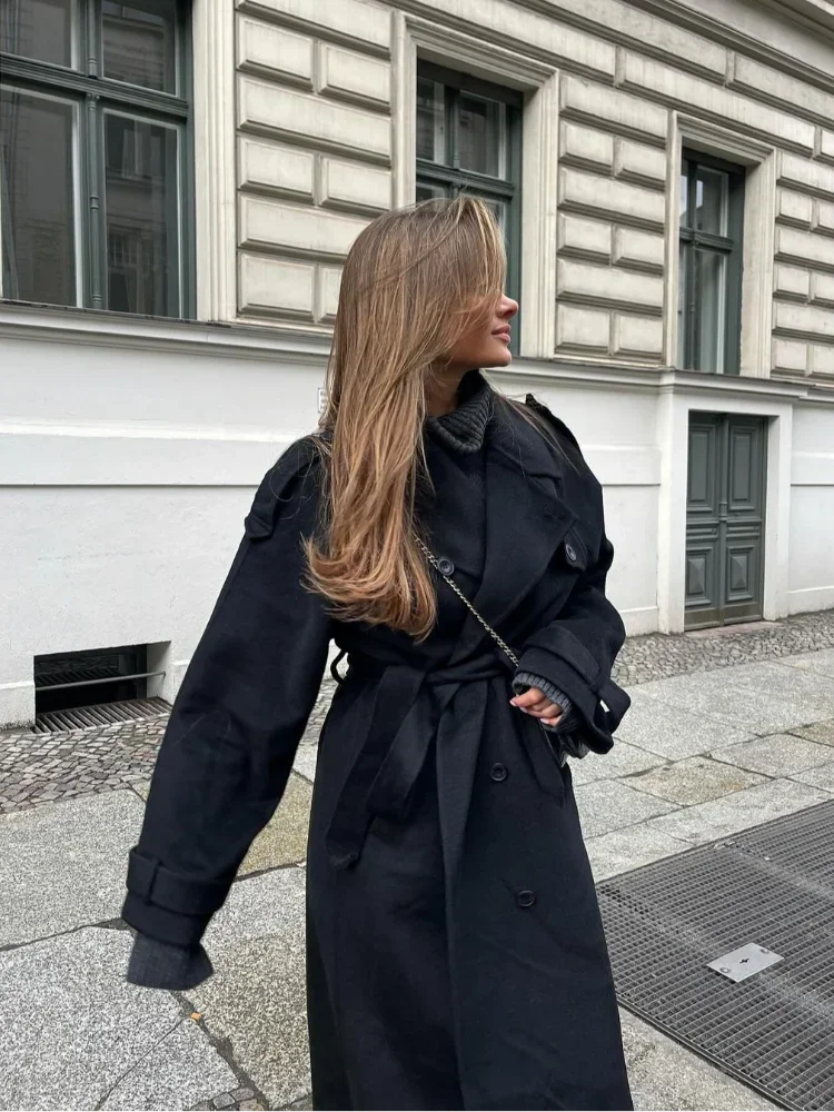 Jemma - Casaco de lã oversized