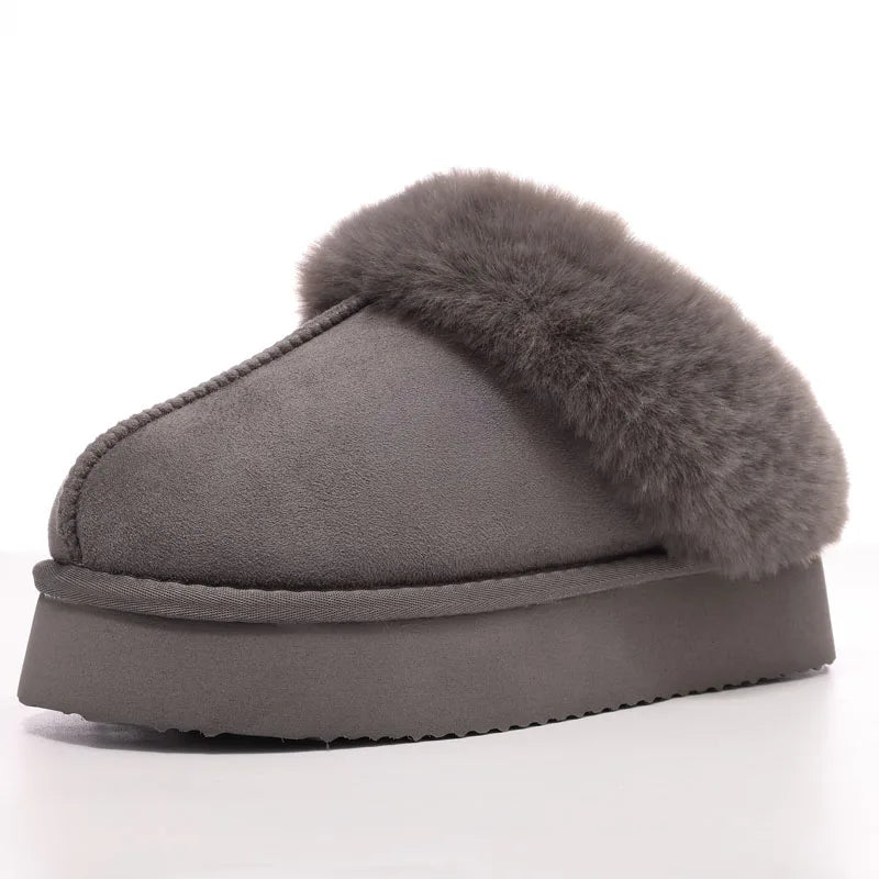 Valentina - Mules de inverno forrados de pele sintética