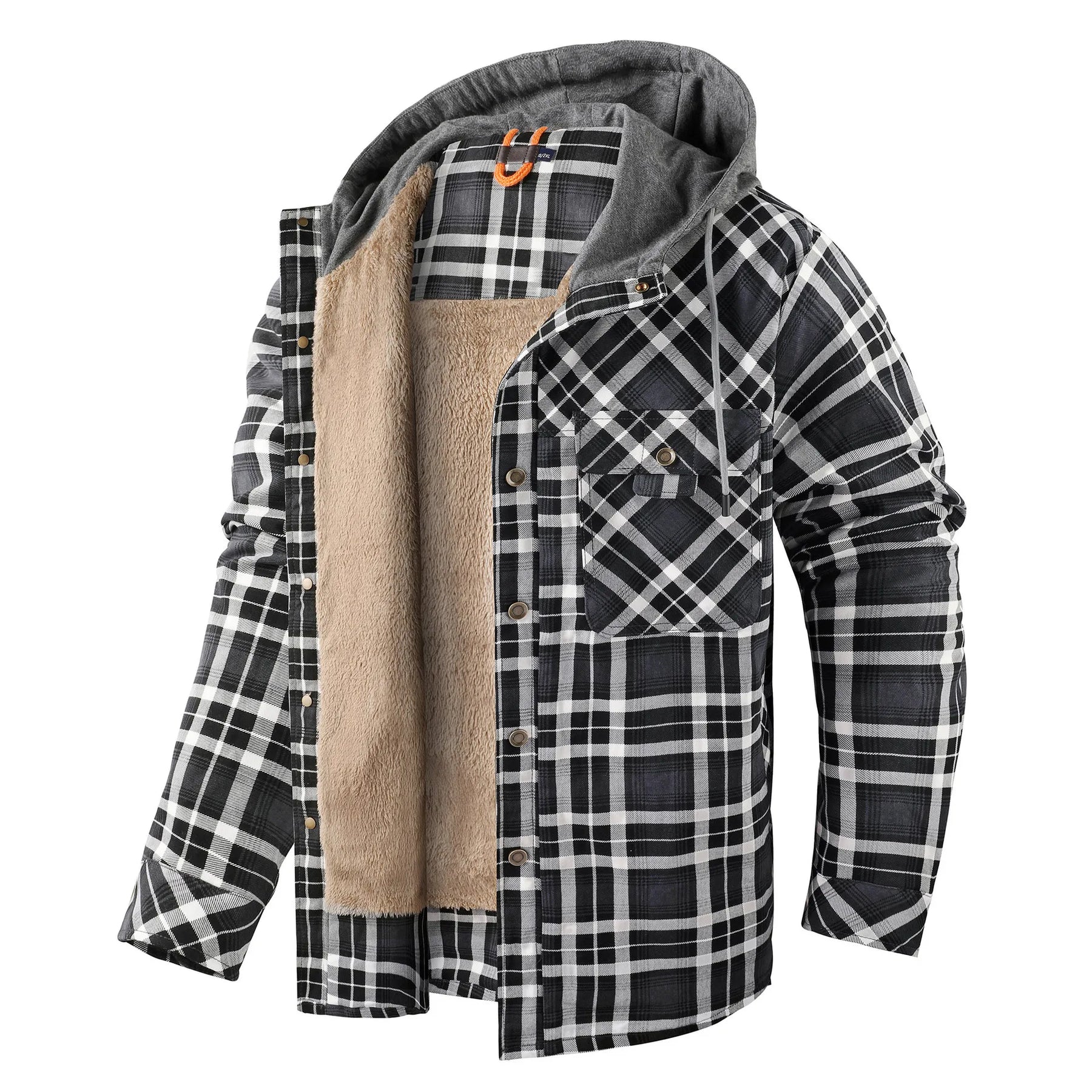 Kliv - Aconchegante abrigo camisero xadrez