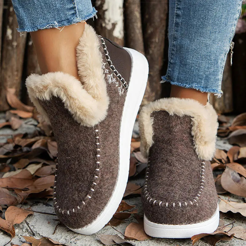 Faby - Sapatos de inverno com forro de pele