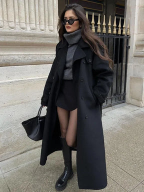 Jemma - Casaco de lã oversized