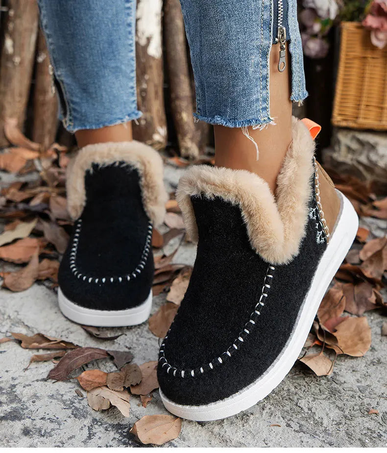 Faby - Sapatos de inverno com forro de pele