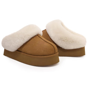 Valentina - Mules de inverno forrados de pele sintética