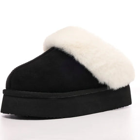 Valentina - Mules de inverno forrados de pele sintética