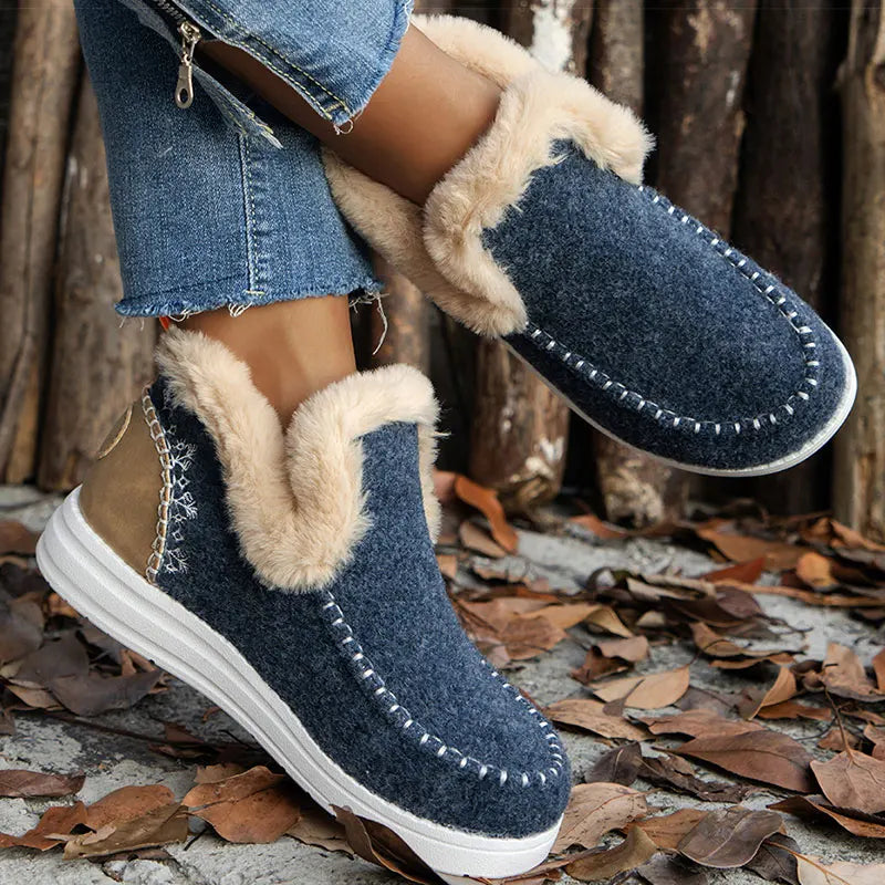 Faby - Sapatos de inverno com forro de pele