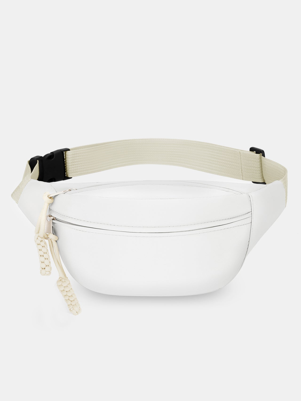 Bolsa transversal de tecido Oxford com alça ajustável