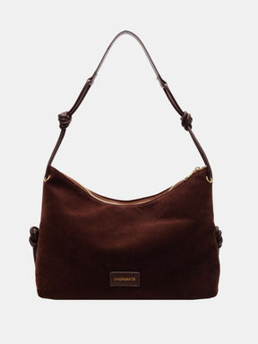 Bolso grande de camurça