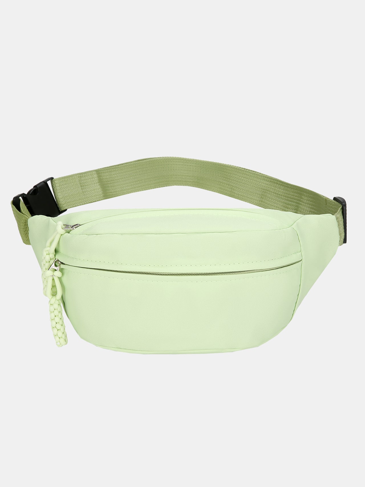 Bolsa transversal de tecido Oxford com alça ajustável