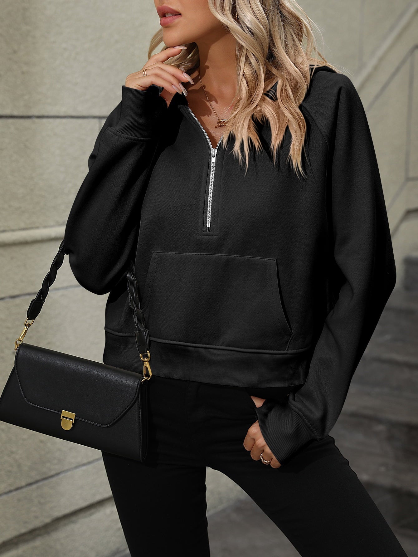 Monica - Moletom de inverno simples e elegante