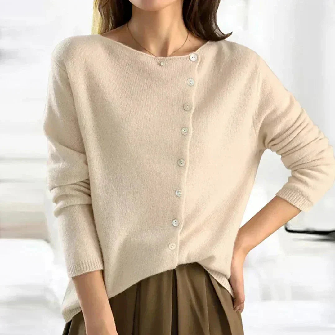 Raina - Cárdigan elegante de luxo