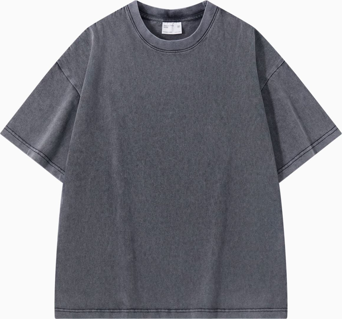 Camisa de algodão de manga curta para homem