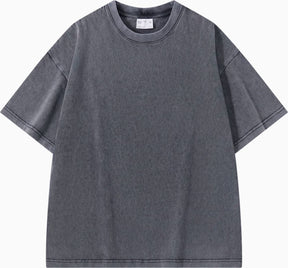 Camisa de algodão de manga curta para homem
