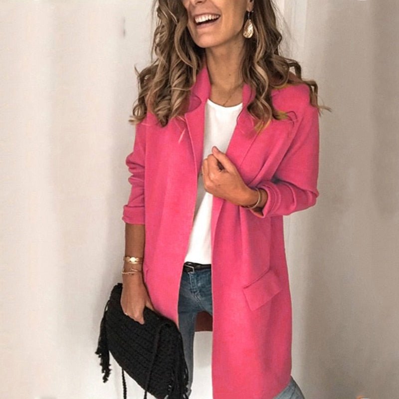Bona - Colete blazer largo e elegante