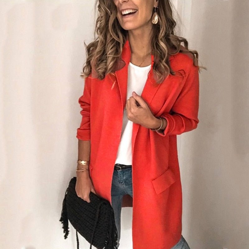 Bona - Colete blazer largo e elegante