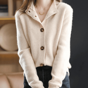 Anika - Elegante cardigã de ponto