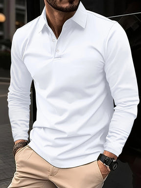 Jarren - Camisa Polo de Manga Longa